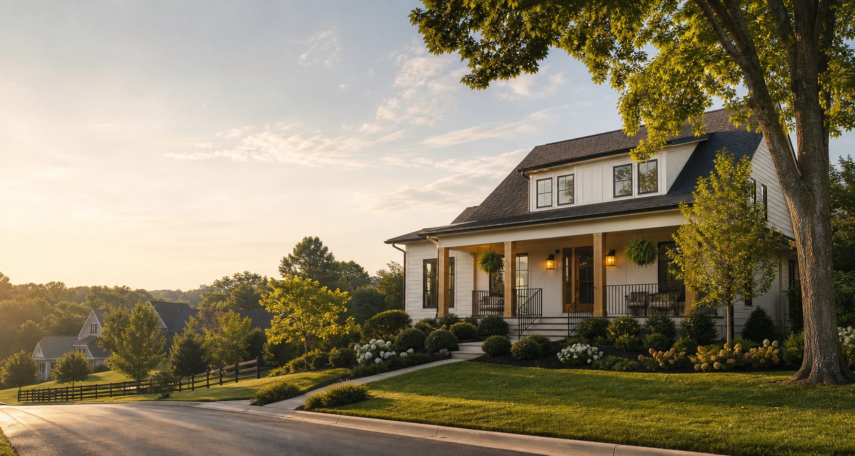 Welcoming home in a landscaped Middle Tennessee neighborhood